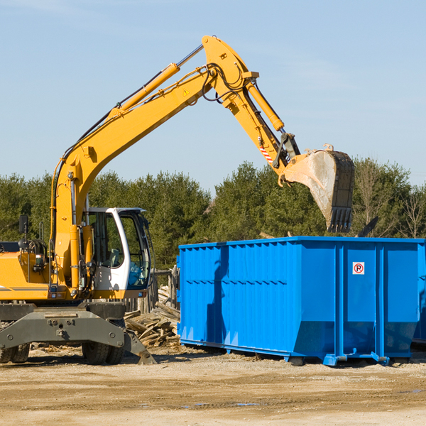 what size residential dumpster rentals are available in Logan County